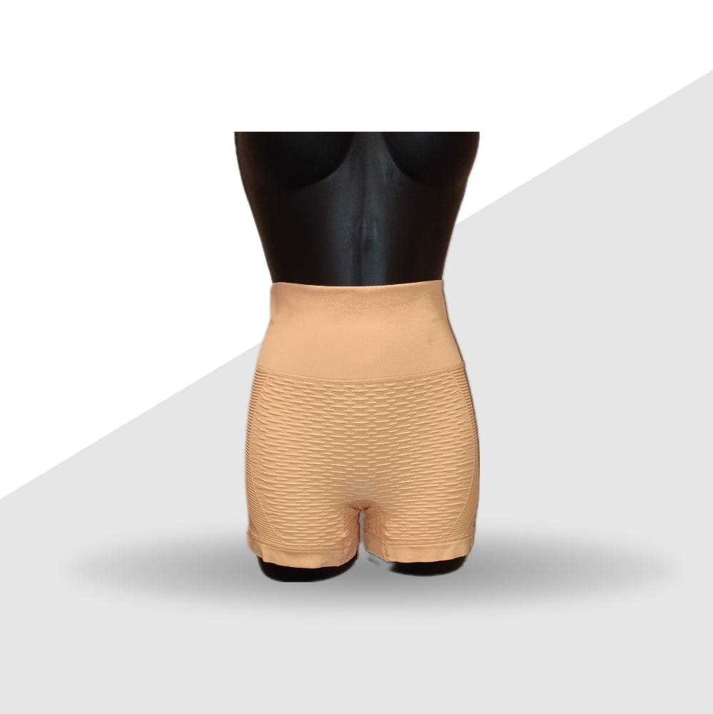 Women Yellow High Waist Activewear Shorts